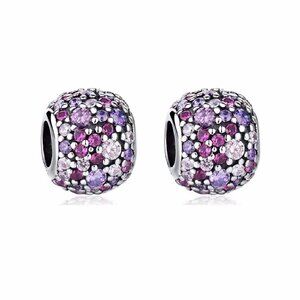 PAIR*** Pink/Purple Round Chams